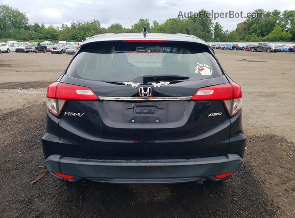 3CZRU6H30KG718864 2019 HONDA HR-V Black Вид ззаду