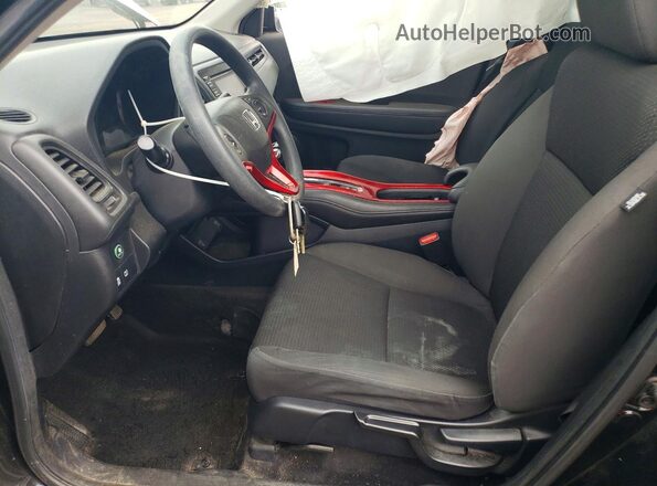 3CZRU6H30KG718864 2019 HONDA HR-V Black Вид салону спереду