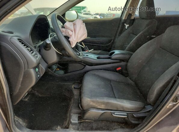 3CZRU6H30KG728181 2019 HONDA HR-V Gray Widok wnętrza z przodu
