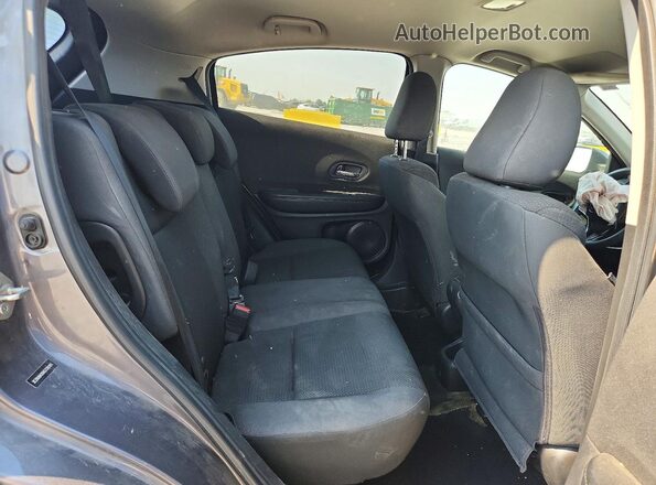 3CZRU6H30KG728181 2019 HONDA HR-V Gray Widok wnętrza z tyłu