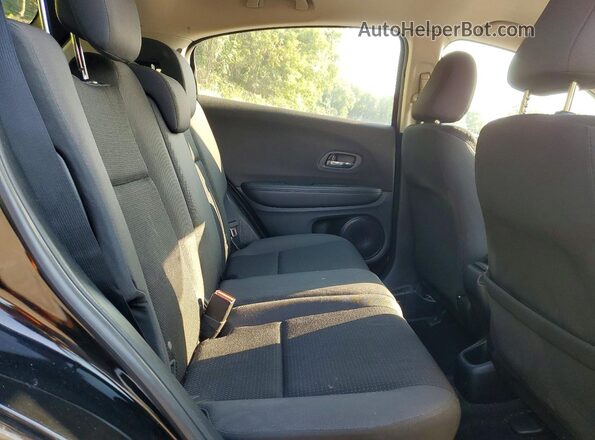 3CZRU6H30KG734837 2019 HONDA HR-V Black Vista de los asientos traseros