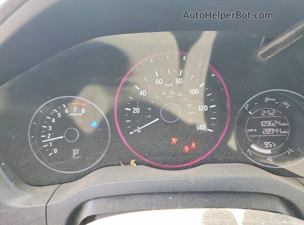3CZRU6H30LG700401 2020 HONDA HR-V Gray Vista del cuadro de instrumentos