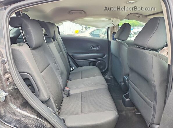 3CZRU6H30NM770890 2022 HONDA HR-V Black Rear interior view
