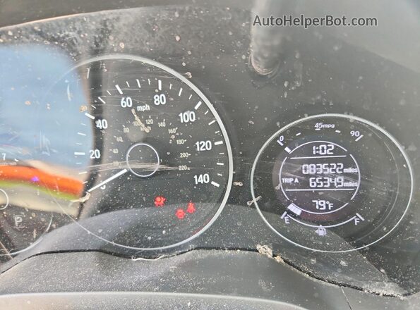 3CZRU6H30NM770890 2022 HONDA HR-V Black Instrument cluster view