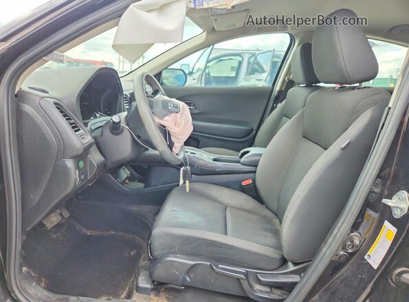 3CZRU6H30NM770890 2022 HONDA HR-V Black Front interior view