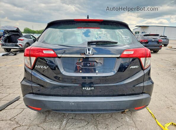 3CZRU6H30NM770890 2022 HONDA HR-V Black Rear view
