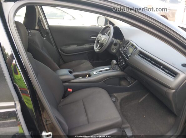 3CZRU6H31HG708675 2017 HONDA HR-V Black Вид салону спереду