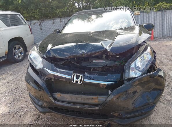 3CZRU6H31HG708675 2017 HONDA HR-V Black Вид щитка приладів