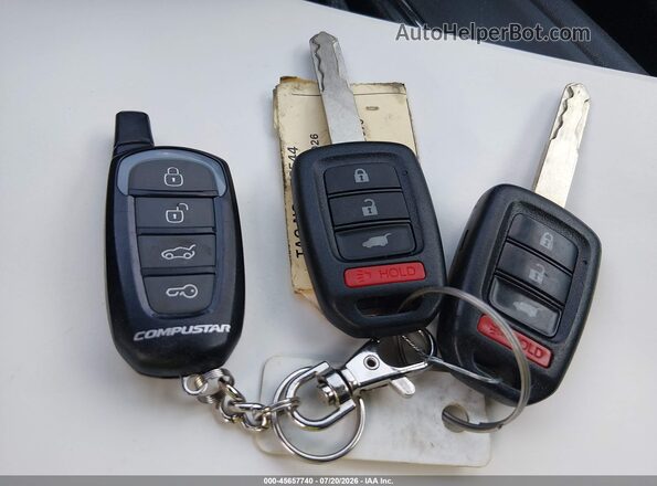 3CZRU6H31HG708675 2017 HONDA HR-V Black Вид панелі приладів