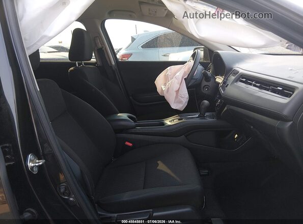 3CZRU6H31JG715308 2018 HONDA HR-V Черный Вид салона спереди
