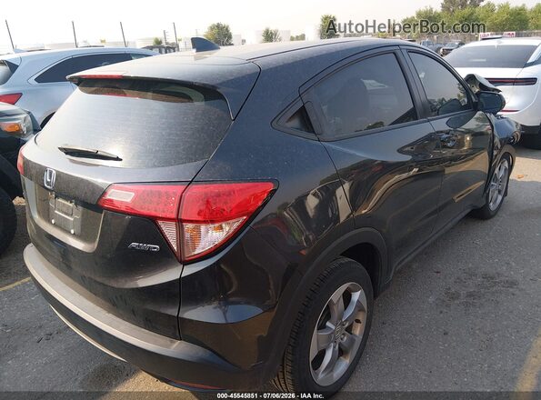 3CZRU6H31JG715308 2018 HONDA HR-V Черный Задняя правая четверть