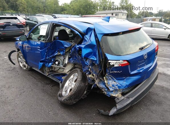 3CZRU6H31JG729192 2018 HONDA HR-V Blue Trasero izquierdo