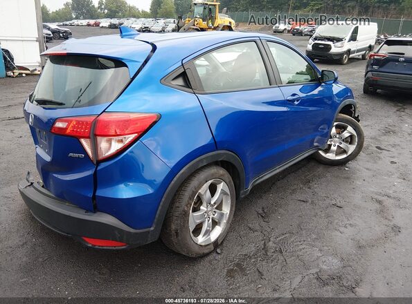 3CZRU6H31JG729192 2018 HONDA HR-V Blue Trasero derecho