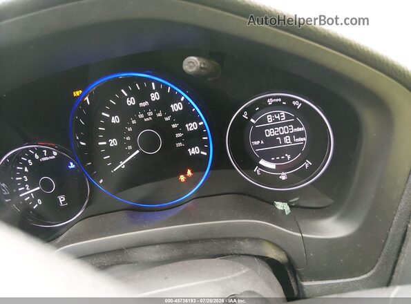 3CZRU6H31JG729192 2018 HONDA HR-V Blue Vista de los asientos traseros