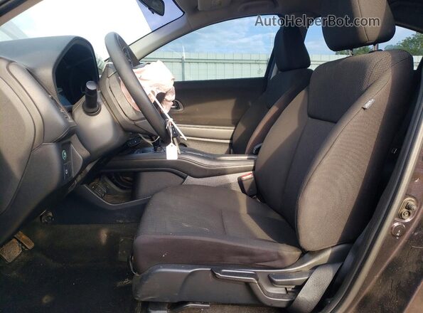 3CZRU6H31JM721949 2018 HONDA HR-V Black Widok wnętrza z przodu