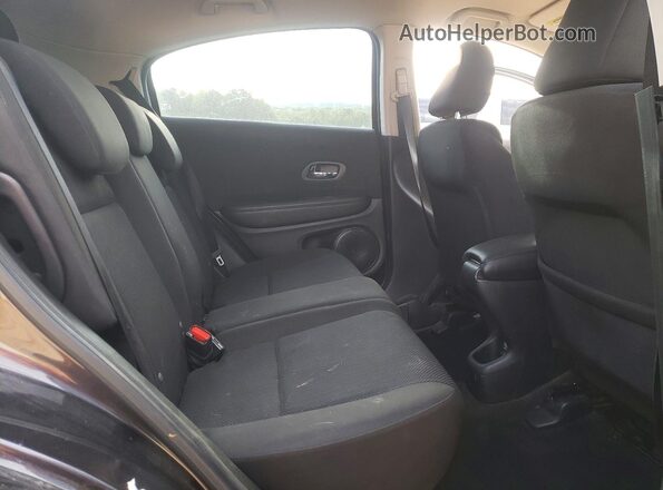 3CZRU6H31JM721949 2018 HONDA HR-V Black Widok wnętrza z tyłu