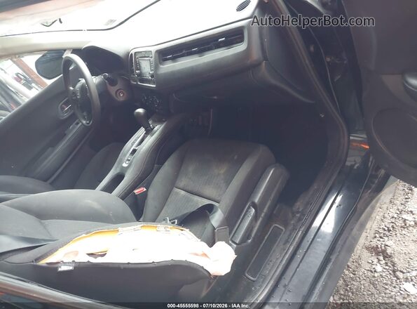 3CZRU6H31JM731252 2018 HONDA HR-V Black Front interior view