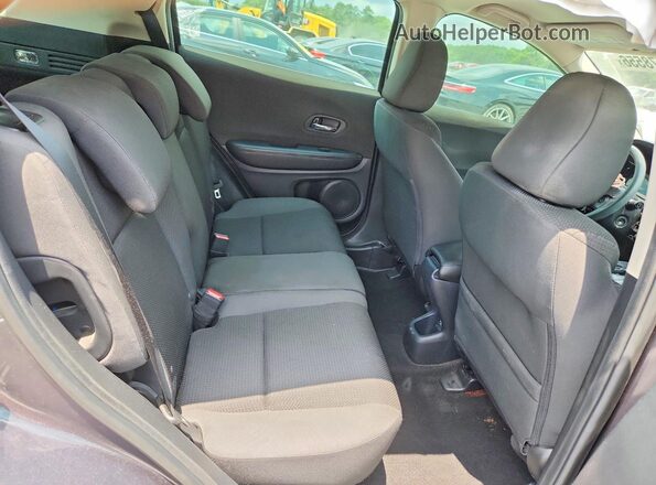3CZRU6H31KG711535 2019 HONDA HR-V Gray Widok wnętrza z tyłu