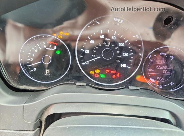 3CZRU6H31KG711535 2019 HONDA HR-V Gray Widok zestawu wskaźników