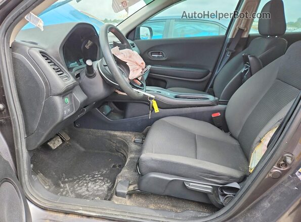 3CZRU6H31LM722537 2020 HONDA HR-V Gray Widok wnętrza z przodu