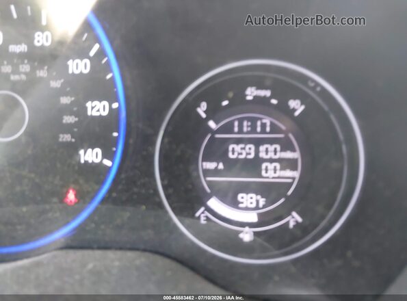 3CZRU6H31LM726846 2020 HONDA HR-V Black Вид задніх сидінь