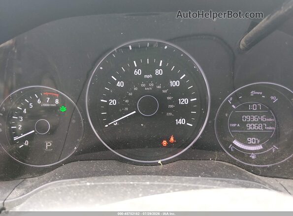 3CZRU6H31MM703553 2021 HONDA HR-V Белый Вид задних сидений