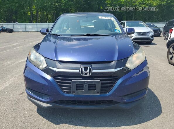 3CZRU6H32GM715652 2016 HONDA HR-V Blue წინა ხედი