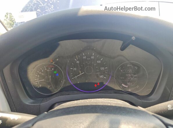 3CZRU6H32GM715652 2016 HONDA HR-V Blue ხელსაწყოთა პანელის ხედი