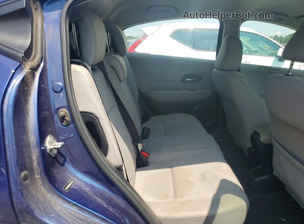 3CZRU6H32GM715652 2016 HONDA HR-V Blue უკანა სავარძლების ხედი