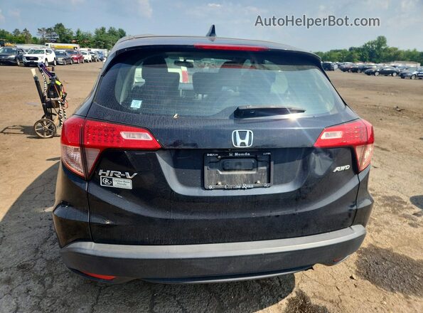 3CZRU6H32GM726585 2016 HONDA HR-V Black Vista trasera