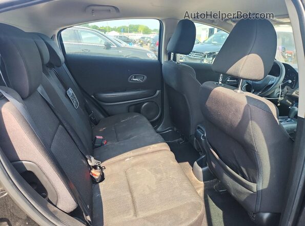 3CZRU6H32GM726585 2016 HONDA HR-V Black Vista interior trasera