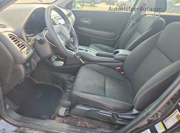 3CZRU6H32GM726585 2016 HONDA HR-V Black Vista interior delantera