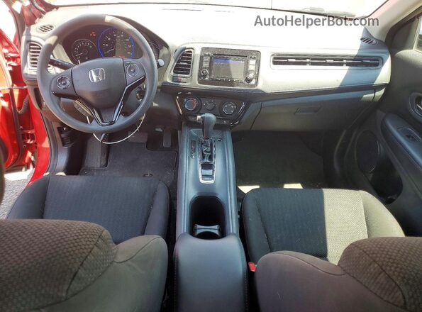 3CZRU6H32GM758291 2016 HONDA HR-V Red Dashboard view