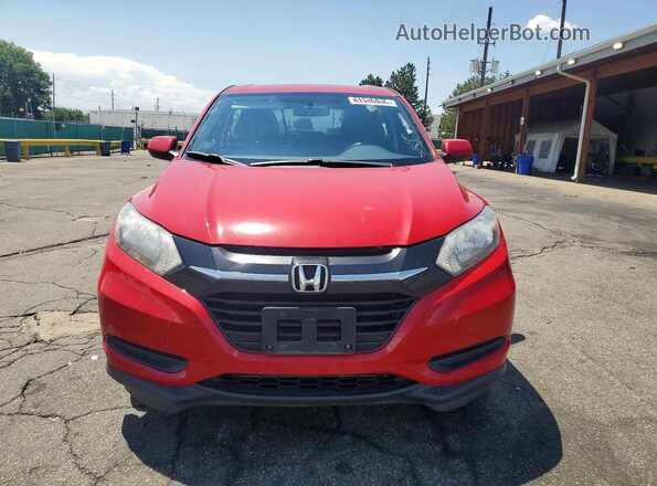 3CZRU6H32GM758291 2016 HONDA HR-V Red Front view