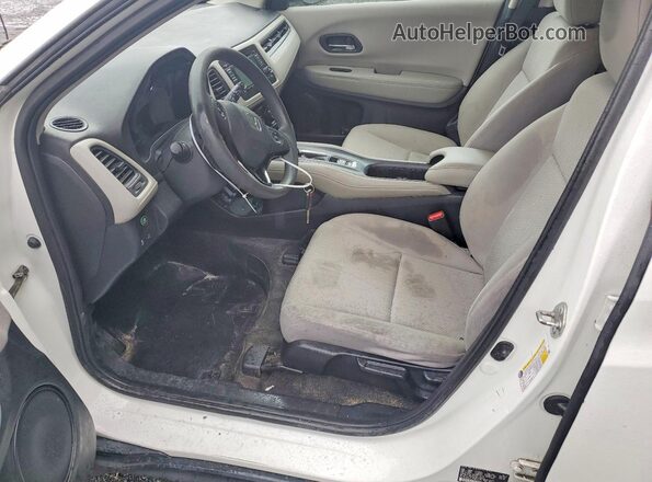 3CZRU6H32JM704254 2018 HONDA HR-V White Vista interior delantera