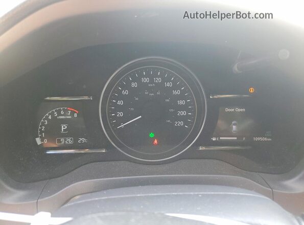 3CZRU6H32LM101212 2020 HONDA HR-V Black Սարքավորումների վահանակի տեսք