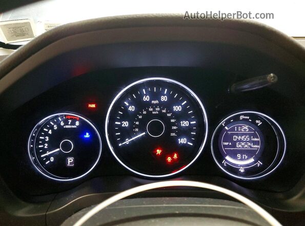 3CZRU6H32MM708891 2021 HONDA HR-V Gray ხელსაწყოთა პანელის ხედი
