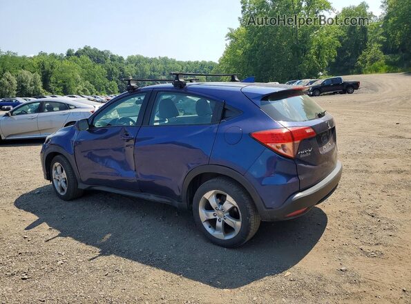 3CZRU6H33GM727874 2016 HONDA HR-V Blue Задня ліва чверть