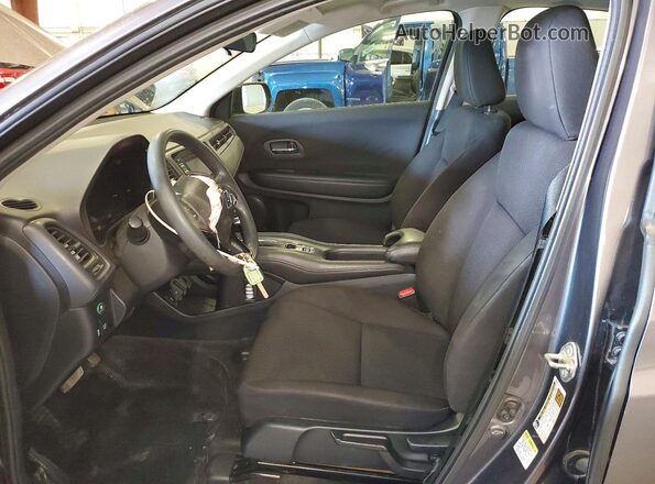 3CZRU6H33GM747980 2016 HONDA HR-V Gray Front interior view