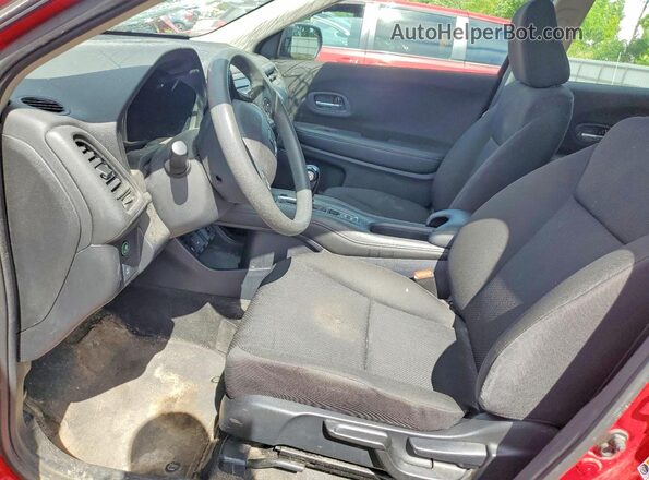 3CZRU6H33JG727301 2018 HONDA HR-V Red წინა სალონის ხედი
