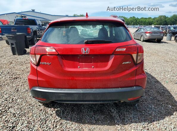 3CZRU6H33JG727301 2018 HONDA HR-V Red უკანა ხედი