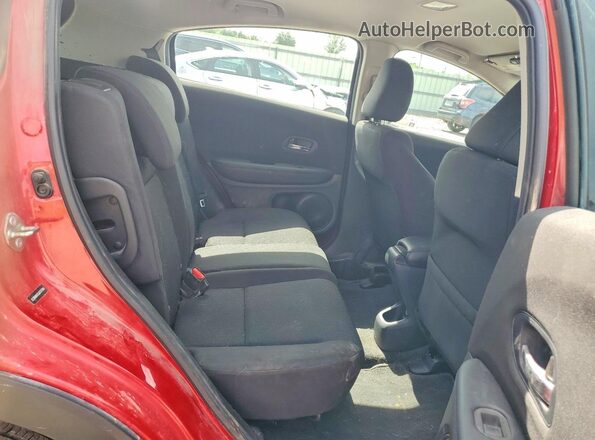 3CZRU6H33JG727301 2018 HONDA HR-V Red უკანა სალონის ხედი