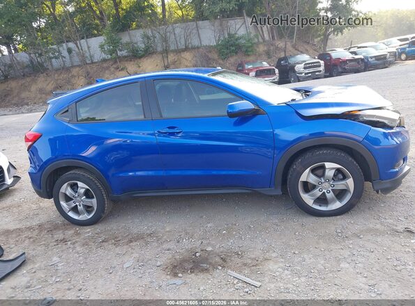 3CZRU6H33JG729601 2018 HONDA HR-V Blue უკანა სალონის ხედი