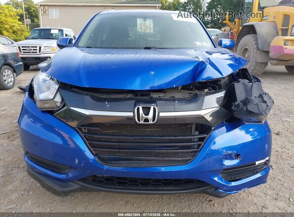 3CZRU6H33JG729601 2018 HONDA HR-V Blue ხელსაწყოთა პანელის ხედი