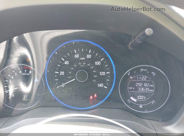3CZRU6H33KG710113 2019 HONDA HR-V Silver Vista de los asientos traseros