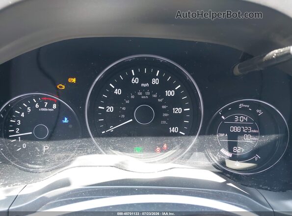3CZRU6H33KG710130 2019 HONDA HR-V Silver Widok tylnych siedzeń