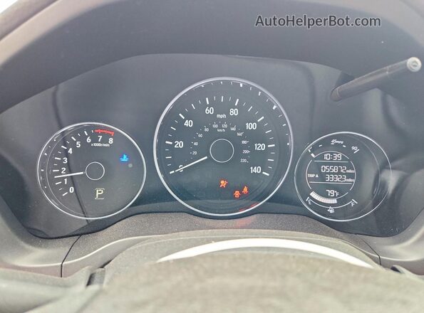3CZRU6H33LM720224 2020 HONDA HR-V Silver ხელსაწყოთა პანელის ხედი