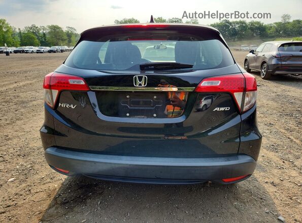 3CZRU6H33MM719589 2021 HONDA HR-V Black უკანა ხედი