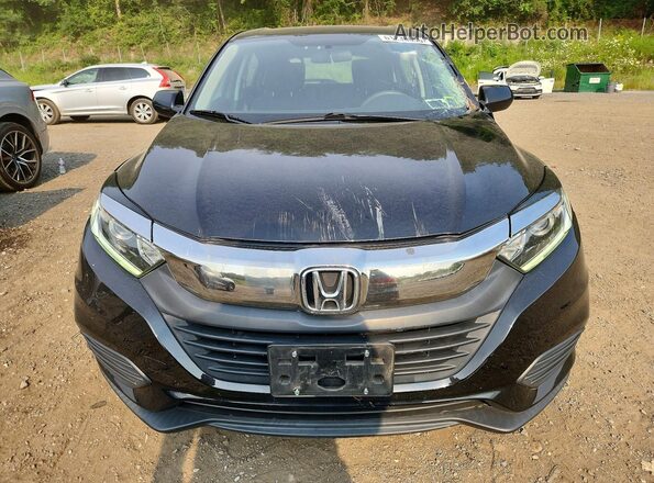 3CZRU6H33MM719589 2021 HONDA HR-V Black წინა ხედი