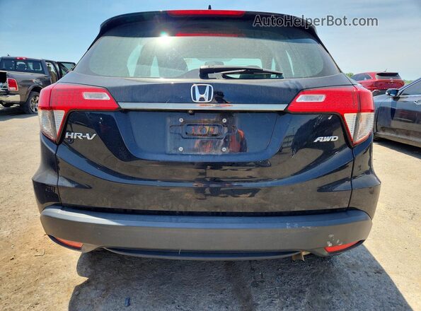 3CZRU6H33MM743875 2021 HONDA HR-V Black Հետևի տեսք